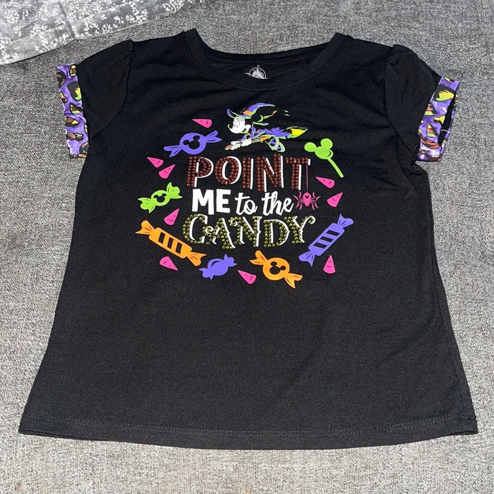 Disney Halloween Mickey Mouse Tshirt Girls sz M